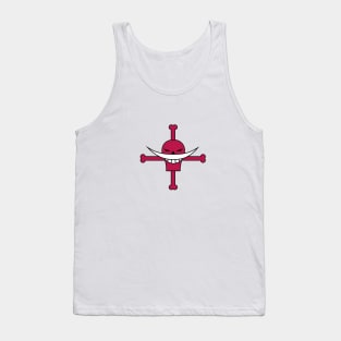 One Piece Ace Tattoo Back Print Tank Top